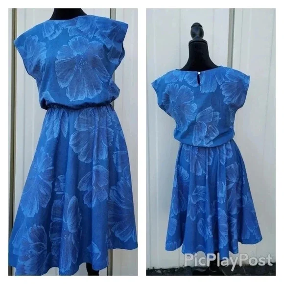 J.M. II New York Blue Dress - Picture 3 of 9